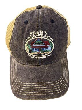 Legacy Red’s General Mercantile Beech Mountain Trucker Hat Mesh Snapback Distres